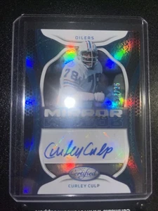2022 Panini Certified - Mirror Signatures Curley Culp #MS-CC Teal /25 (AU) - Picture 1 of 2
