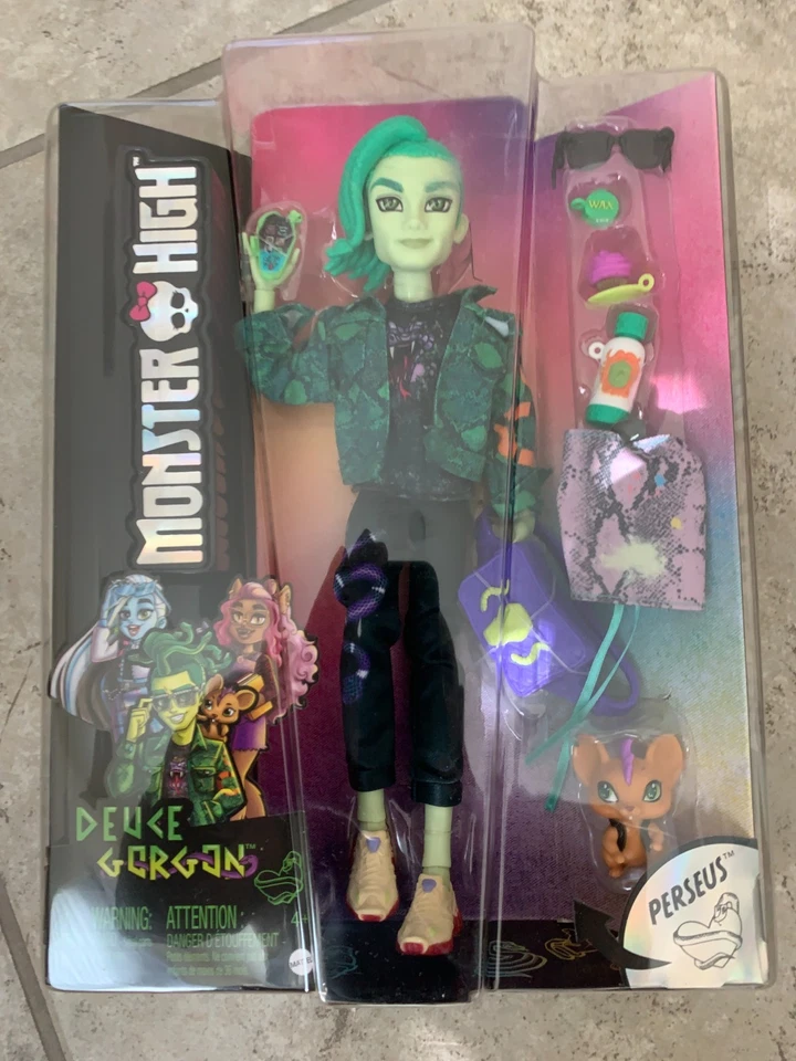 MATTEL AMAZON EXCLUSIVO MONSTER HIGH 2022 DUCE GORGON CON PERSEUS HHK56 Foto 1 de 1