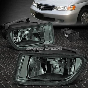 FOR 99-04 HONDA ODYSSEY SMOKED LENS FRONT BUMPER DRIVING FOG LIGHT LAMP W/SWITCH - Picture 1 of 5