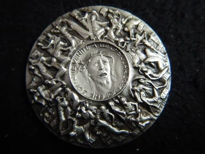 Vintage Pope Paul VI papal Medal Sculptor Aurelio Affer Italy 14 stations cross - Picture 1 of 14