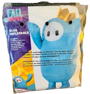 Disfraz de Halloween inflable azul otoño para hombre talla adulto - Imagen 1 de 5