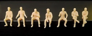 Model Railway Scale People Seated - Picture 1 of 3