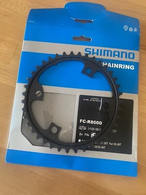 11-spd- Shimano Ultegra R8000 39t Chainring - Image 1 of 3