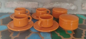 SICART CIOTOLA VINTAGE CERAMICA DESIGN SPAGNOLO Servizio Caffè ANNI 70 SICART - Imagen 1 de 24