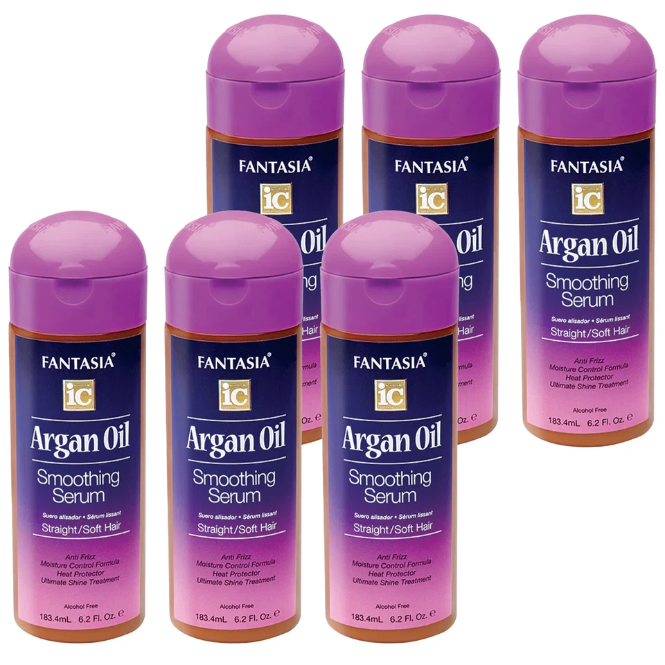 Fantasia Ic Hair Polisher Argan Oil Smoothing Serum, Straight & Soft Hair - 6 PK - Image 1 of 3