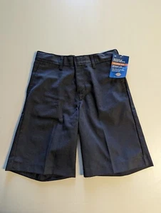 SIZE 12 BOYS BLACK SHORTS DICKIES CLASSIC FIT STRAIGHT LEG KR123BK - Picture 1 of 8