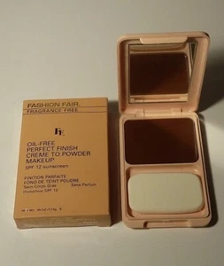 Fashion Fair PURE BROWN Oil-Free PERFECT FINISH, CREME TO POWDER MAKEUP #A488 - Picture 1 of 2
