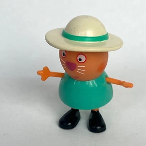 RARO cappello safari Peppa Pig CANDY CAT 2,5" Jazwares 2003 da set da picnic - Foto 1 di 11