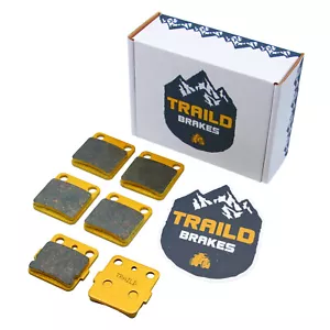 Traild Yamaha Banshee 350 1990-2006 Ceramic Brake Pad Set Front & Rear - Picture 1 of 5
