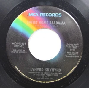 Rock 45 Lynyrd Skynyrd - Sweet Home Alabama / Take Your Time On Mca - Picture 1 of 2