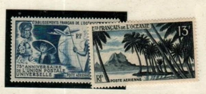 French Polynesia Scott C20, C23 Mint hinged [TH1183] - Picture 1 of 1