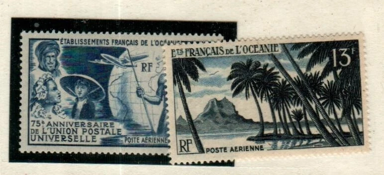 French Polynesia Scott C20, C23 Mint hinged [TH1183] - Image 1 of 1