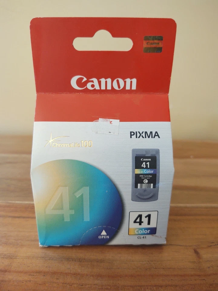 Genuine Canon 41 Pixma CL-41 Color Ink Cartridge OEM New Sealed  - Image 1 of 1