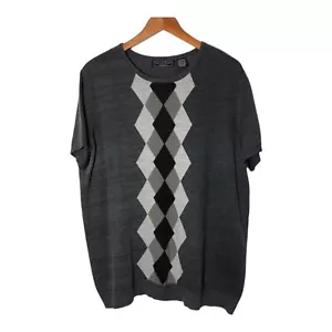 Suéter Argyle Mujer Laura Scott Talla Grande 16/18W Manga Corta Academia Lavable - Imagen 1 de 3