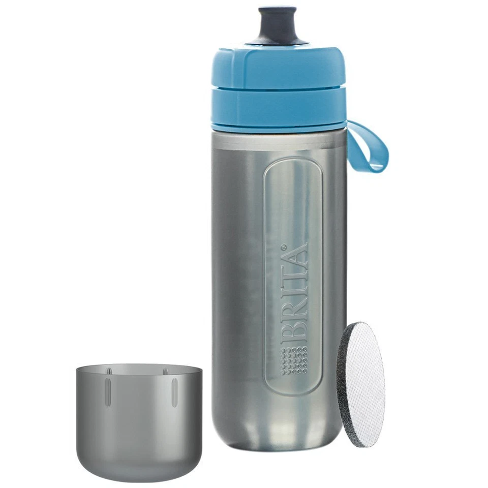 Brita Direct Drinking 600ml Portable Water Purifier Bottle 150L w/ Cartridge NEW Foto 1 de 3