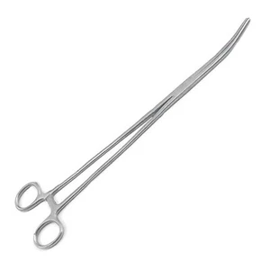 24 Zoll Mega Lange Pinzette Gebogene Spitze Edelstahl Hämostatische Klemmen - Bild 1 von 4