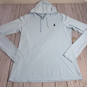 Anetik Premium Performance UPF30 Hoodie Long Sleeve Sun Shirt Womens XL Blue - Picture 1 of 10