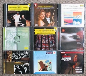 Seiji Ozawa Classical 9 CD Lot Vivaldi Liszt Poulenc & more Very Clean - Picture 1 of 3