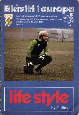 UEFA - EC III 81/82 IFK Göteborg - 1. FC Kaiserslautern, 21.04.1982, Semi Final - Bild 1 von 3