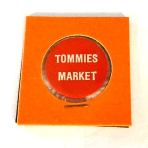 25 Cent - Red Token - Food Stamp Credit - Tommies Market - Picture 1 of 2