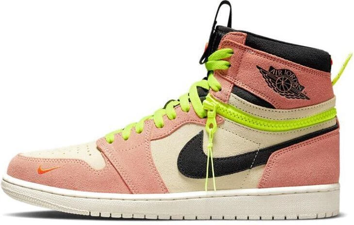 Переключатель Air Jordan 1 высокий розовый вольт размер 9,5 - Изображение 1 из 1