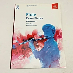 MUSIC Song Book Flute Exam Pieces ABRSM Grade 3 2014-17 Score and Part - Picture 1 of 3