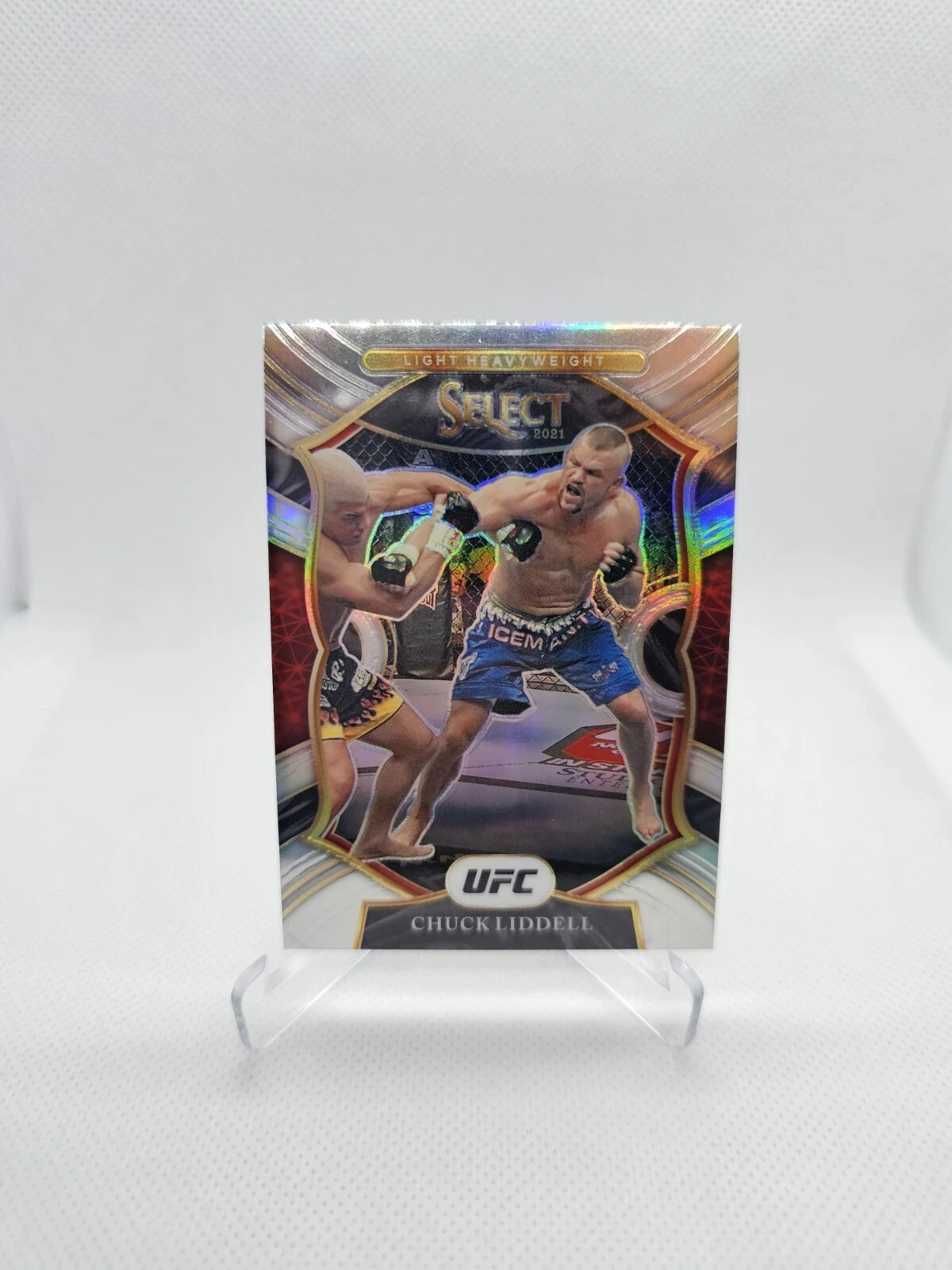 2021 Panini Select UFC Chuck Liddell L Heavyweight Silver Concourse Prizm #88
