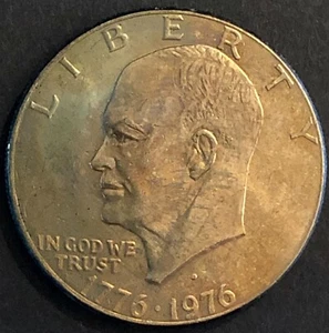1976-D BICENTENNIAL EISENHOWER DOLLAR MS BU - SCHÖN GETÖNT - 4 - Bild 1 von 2