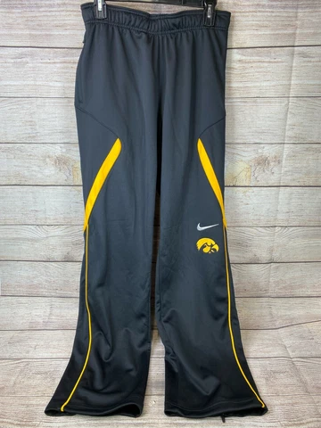 Men’s Iowa Hawkeye Nike Dri Fit Sweatpants Warm Up Basketball Pants Cover