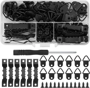 251 Stk Bildaufhänger Set, Bilderhaken Aufhänger Set Für Bilderrahmen, Bilder Au - Bild 1 von 7