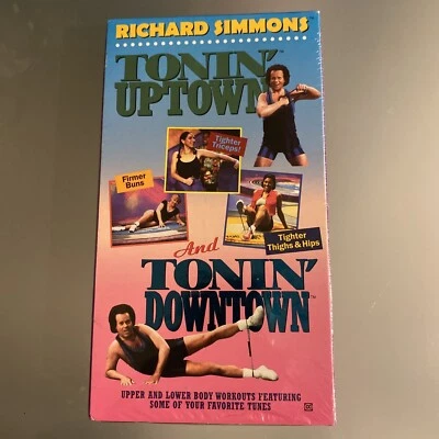 Tonin’ Uptown and Tonin’ Downtown [VHS] 1996 New Sealed Richard Simmons - Image 1 of 2
