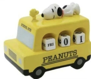 Snoopy&Woodstock Ceramic Perpetual Calendar - Picture 1 of 6