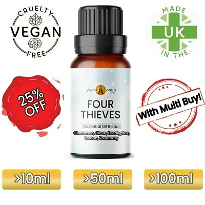 Four Thieves Essential Oil Blend | Pure Natural Christmas Winter Fragrance Oil - Image 1 of 4