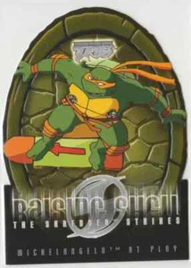 Michelangelo At Play SP Raising Shell #RS6 Teenage Mutant Ninja Turtles TMNT - Picture 1 of 2