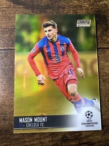 2020-21 Mason Mount Topps Stadium Club Chrome Gold Refractor Chelsea Card 10/50*