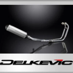 Suzuki GS500 E/F 1989-2009 Exhaust System 2-1 343mm X-Oval Titanium Silencer - Picture 1 of 4