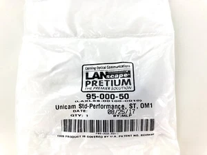 Corning 95-000-50 Unicam Connector Pretium 62.5 um ST Multimode OM1 - Picture 1 of 2