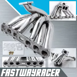 Colector turbo de acero inoxidable Chaser Soarer Supra JZA70 MKIII 1JZ-GTE 1JZGTE T4 - Imagen 1 de 1
