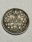 1903 Canada 5 Cents King Edward VII Canadian (.925) Silver Coin KM#13 VF-XF