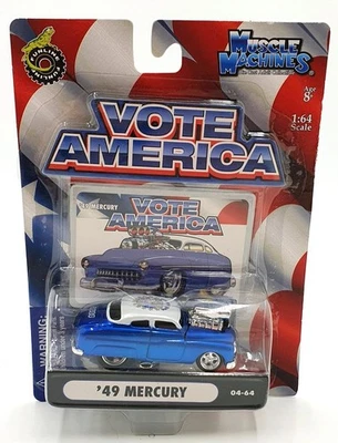Muscle Machines 1/64 Scale Diecast 71151 04-64 - 1949 Mercury Blue - Image 1 of 4