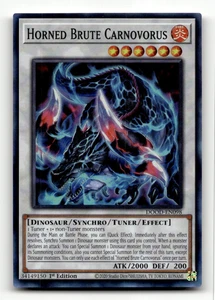 Yugioh Horned Brute Carnovorus (Super Rare) - Doom of Dimensions - Picture 1 of 1
