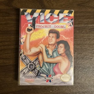 Vice: Project Doom (Nintendo NES, 1991) PROBADO Auténtico, Con Caja, Sin Manual - Imagen 1 de 11