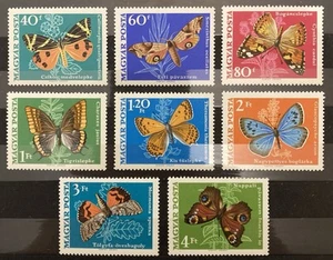 Hungary 1969. MNH. Butterflies. Mi. 2494-2501 - Picture 1 of 2