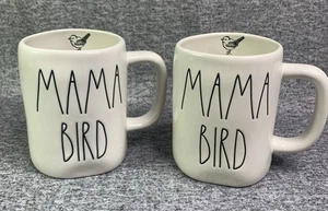 2 Rae Dunn "MAMA BIRD" MUGS ARTISAN COLLECTION by MAGENTA Two - Picture 1 of 10