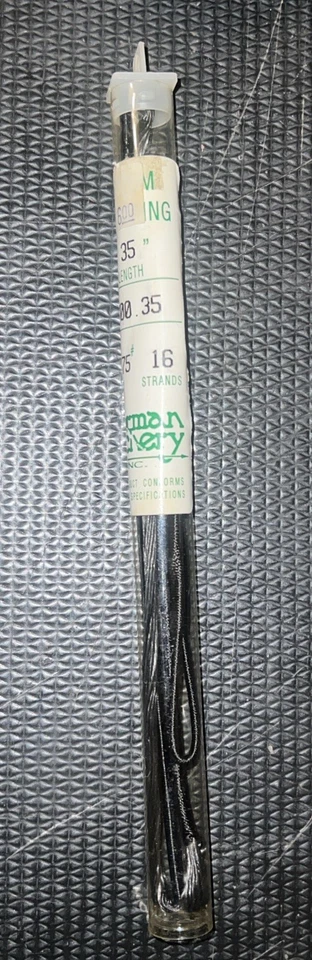 Nuevo stock antiguo Norman Tiro con arco Cuerdas personalizadas negras 35" 16 Hilos Dacron Foto 1 de 2