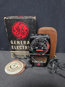 General Electric Exposure Meter Type DW 48 Box, Papers & Meter Circa 1940's - Picture 1 of 4