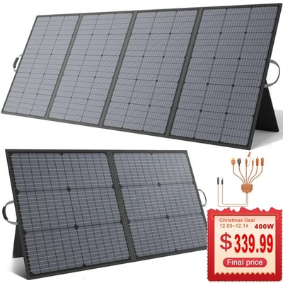 MHPOWOS 400 watt Solar Panel Portable 220W 110W Solar Charger For Bluetti Power Station