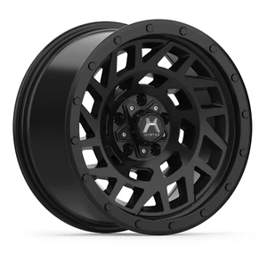 18 Inch Wheel Fits GWM Cannon Ute 18x9 HARTES METAL MONSTER Black ET 15 CB 106.1 - Picture 1 of 12