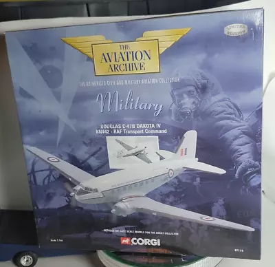 Corgi 1/144 Douglas C-47B Dakota IV DC-3 KN442 RAF Aviation Archive Military - Image 1 of 4