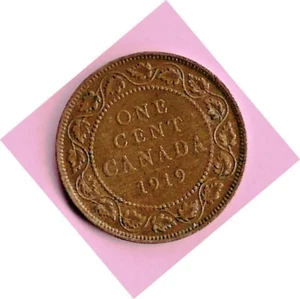 CANADÁ - 1919 REY GEORGE V UN CENTAVO - Imagen 1 de 2